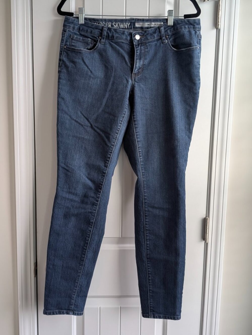 DKNY Jeans Mercer Skinny Denim Dark Wash Jeans Women's Size 14W